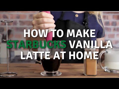 So macht man einen Starbucks Vanille Latte zu Hause | SO LECKER!!!!!