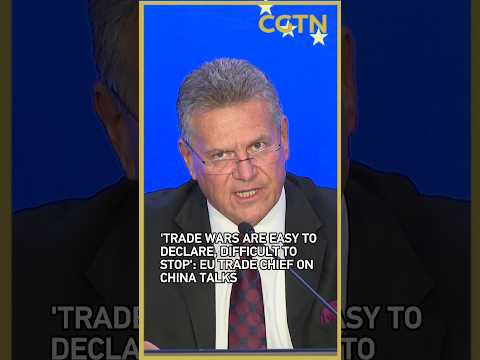 EU trade chief says China, EU have held intensive talks to address trade issues