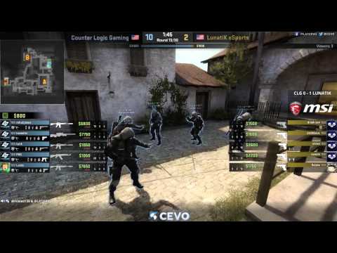Counter-Logic Gaming vs Lunatik eSports Game 2 (CEVO-P CS:GO Season 7) - Misled & LAYTORR