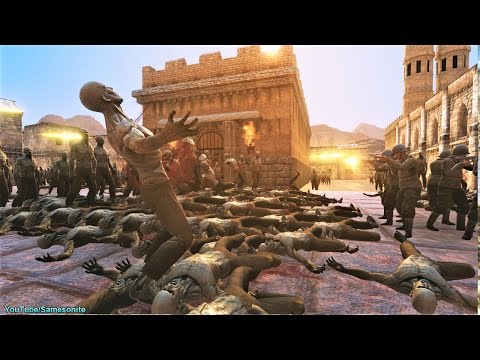 9 US Marines vs 35000 Zombies Ultimate Epic Battle Simulator