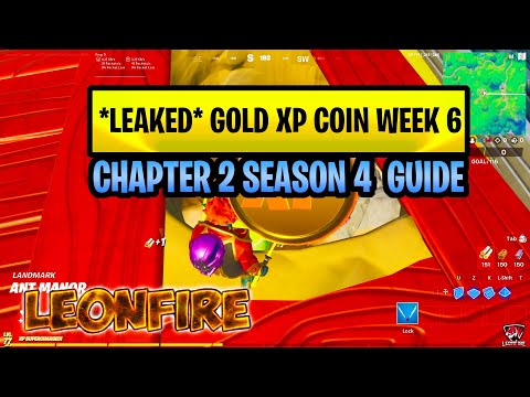 Where and How To Find Gold Xp Coin Week 6 Season 4 Chapter 2 *LEAKED* Quick And Easy Guide