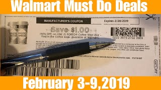 preview picture of video 'Walmart Extreme Couponing Top Deals Feb 3-9 Ibotta savings'