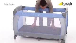preview picture of video 'Hauck Baby Center Travel Cot - How To Fold and Build | BabySecurity'