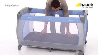 Hauck Baby Center Travel Cot - How To Fold and Build | BabySecurity