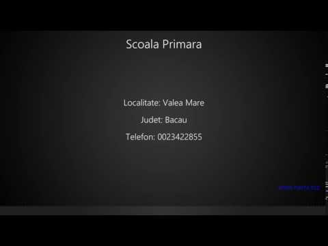 Scoala Primara Valea Mare
