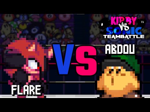 [Kirby vs Sonic Team Battle 2]  Flare vs Abdou