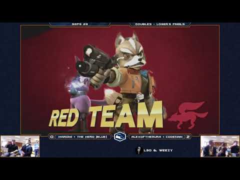 S@PS 23 Wii U Doubles - Maromi + The Hero (B) vs AlexoftheAura + Codeman (R) - Losers Finals