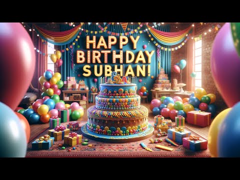 SUBHAN Happy Birthday To You||Happy Birthday Song SUBHAN🎂👨