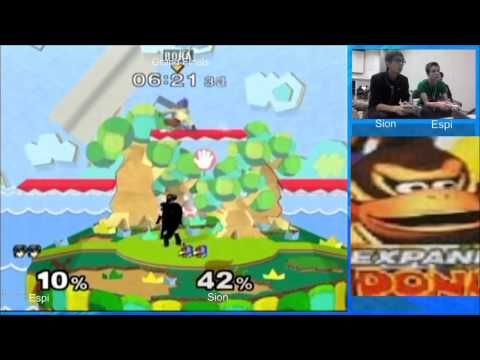 Shinespiked 2 : Espi (Marth) Vs. Sion (Falco) SSBM Grand Finals S1 - Melee