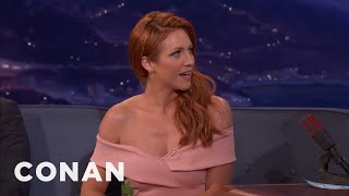 Brittany Snow Invited Al Pacino To A Strip Club | CONAN on TBS
