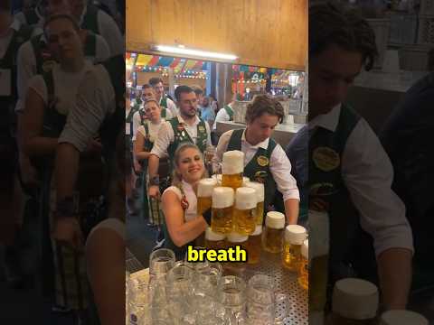 She Carried 13 Beer Jugs in One Trip — Her Strategy Is Genius! 🍺🔥🤯 #shorts