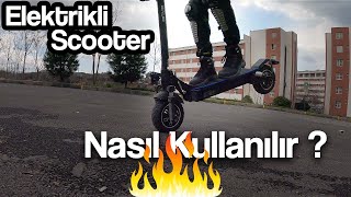 Elektrikli Scooter Nasıl Kullanılır | Onvo 12x Plus ile Sürüş Antreman