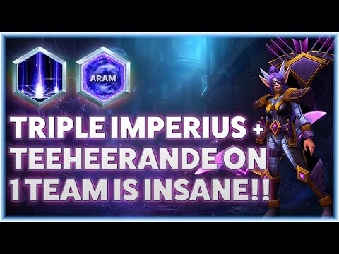 Tyrande Starfall - TRIPLE IMPERIUS ON 1 TEAM IS INSANE!! - ARAM