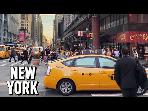 Here's What Happens on 8th Avenue AFTER 6PM | NYC Walking Tour 4K
