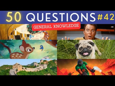 The General Knowledge Quiz #42 ¦ 50 Trivia Questions - Pub Quiz