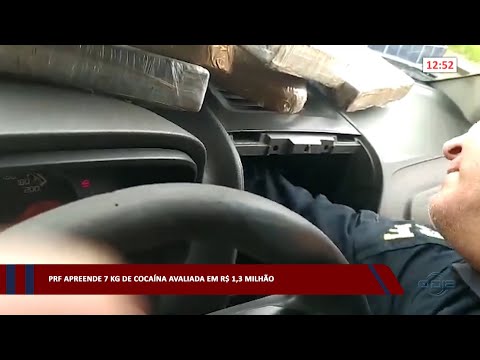 PRF apreende 7 kg de cocaína avaliada em R$ 1,3 milhão 26 04 2023