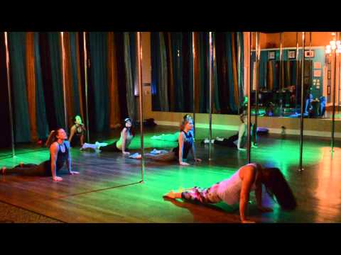 I Want to Hold Your Hand - T.V Carpio Beginner Pole Dance Routine 3-2-15