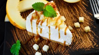 Чизкейк без выпечки ☆ С творогом и ДЫНЕЙ ☆ Готовим за 15 минут
