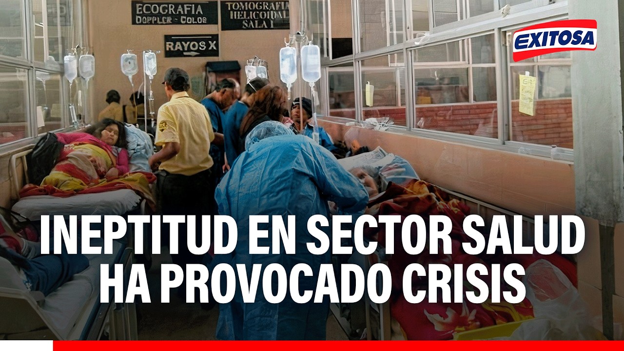 🔴🔵 Crisis en el sector salud: "Ineficiencia e ineptitud nos llevan a niveles de corrupción"