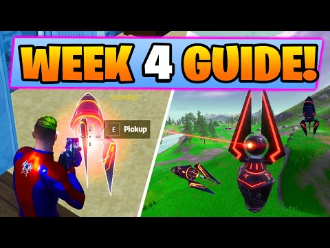 ALL WEEK 4 CHALLENGES GUIDE FORTNITE CHAPTER 2 SEASON 4