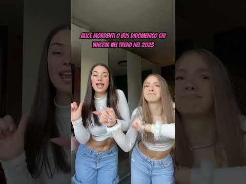 ALICE MORDENTI OR IRIS DIDOMENICO WHO WAS TRENDING IN 2023 #tiktok #foryou #greenscreen #webboh