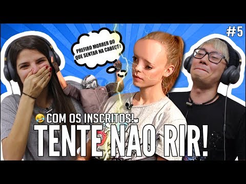 JOVENS REAGEM A DESAFIO TENTE NÃO RIR DOS INSCRITOS 2