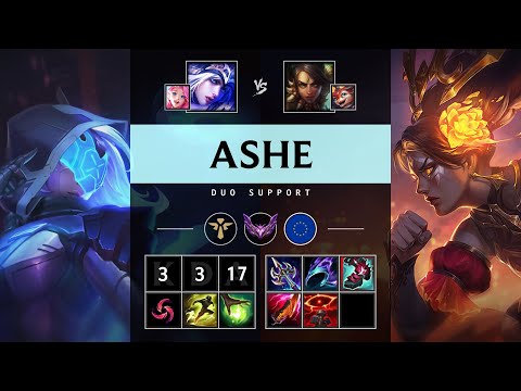 Ashe Support vs Nidalee - EUW Master Patch 25.20