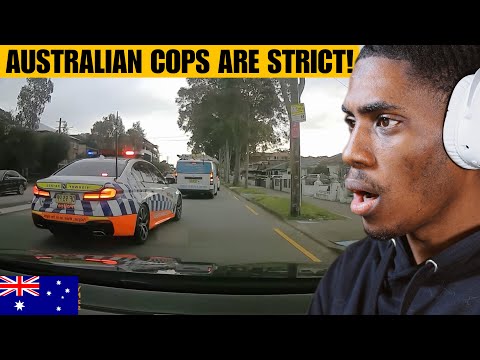 American Reacts to Australian Drivers Getting Caught by the Police