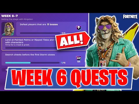 How to *EASILY* Complete All Week 6 Quests in Fortnite Chapter 7 (Kingston Quests)