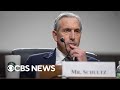 Former Starbucks CEO Howard Schultz testifies before Senate panel | full video