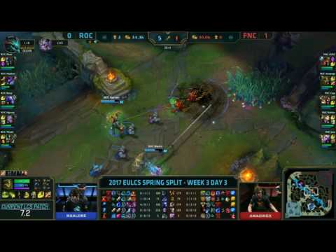 Ivern deathbush I love this champ Roccat vs Fnatic EU LCS Week 3spring 2017