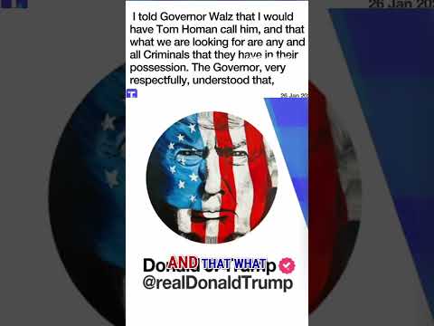 BREAKING: Trump reveals 'very good call' with Walz #shorts #ice #walz #trump #minnesota