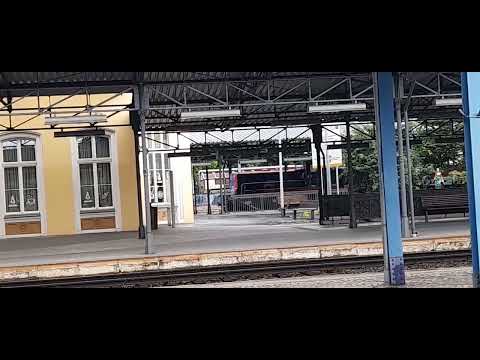 Stonka luzem przez dworzec pkp Piła Główna