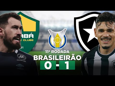 CUIABÁ 0 x 1 BOTAFOGO Brasileirão Série A 2023 11ª Rodada | Narração