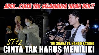 Download lagu Sedih Banget 😭😭 Cinta Tak Harus Memiliki - ST12 (Live Ngamen) Tri Suaka Ft  Nando Satoko mp3