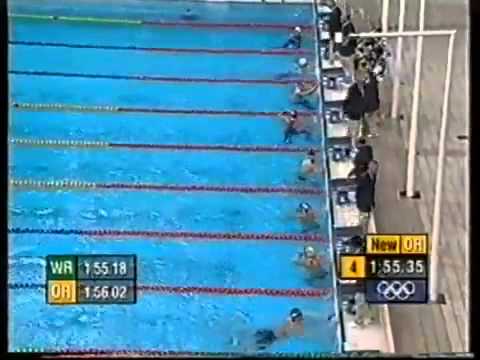 Sydney 2000 Olympic Games 200m Butterfly 15 Year Old Michael Phelps