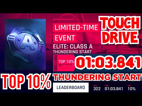 [Touchdrive] Asphalt 9 | ELITE CLASS A | THUNDERING START | 01:03.841 (Top 10%)