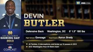 Devin Butler - 2013 Notre Dame Football Signee