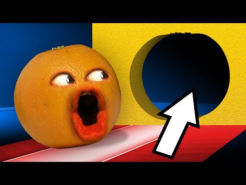 Annoying Orange - Hole in the Wall Challenge! (Annoying Orange - Hole in the Wall Challenge!)
