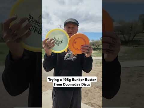 I threw the largest golf disc that I've thrown in a while, the ...