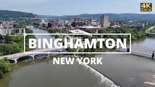 Binghamton, New York - [4K] Drone Tour