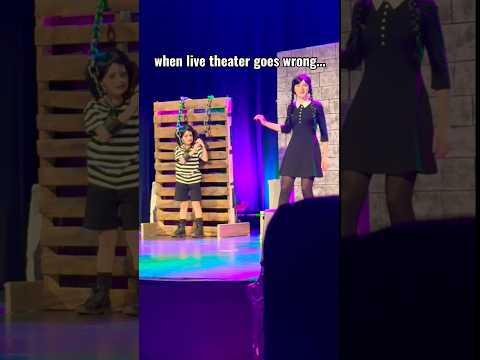 LIVE THEATER goes WRONG! 🎭❌ SHOW MUST GO ON! 😱 #shorts #reels #viral #fyp #funny #comedy #trending