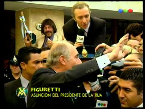 De la Rúa presidente, Figuretti y sus fotos - Videomatch 99