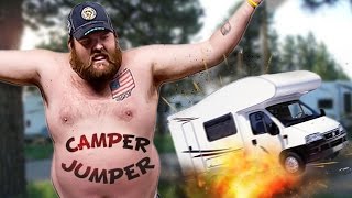 TRAILER TRASH - Camper Jumper Simulator Gameplay