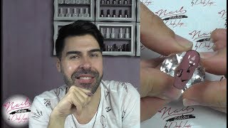 Valentines Day Nail Art / Key and Lobster of Love / Nail Salon by Derek Liontis