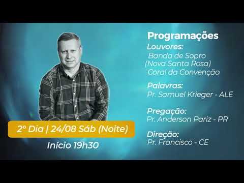 62ª Assembleia do Conselho Nacional das Igrejas de Cristo no Brasil 3º culto Sábado Noite