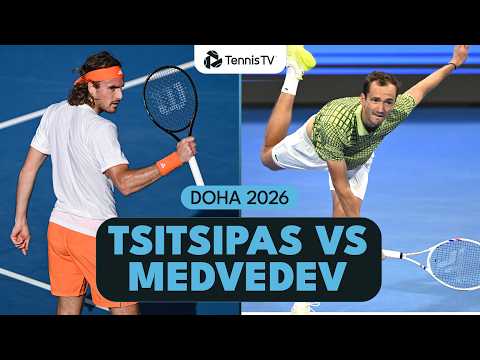 Stefanos Tsitsipas vs Daniil Medvedev First Meeting Since 2024! | Doha 2026 Highlights