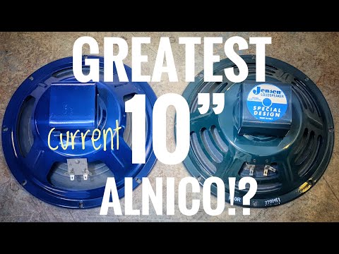 Which is the greatest current 10" ALNICO guitar speaker?