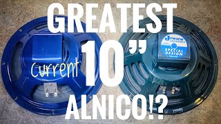 Video thumbnail for Which is the greatest current 10" ALNICO guitar speaker? by Johan Segeborn