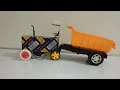 How To Make Tractor And Trolley From Matchbox At Home Tractor